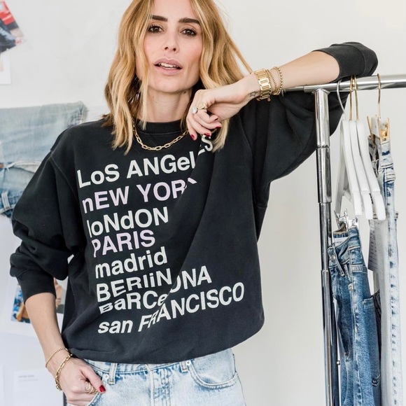 city love sweatshirt anine bing